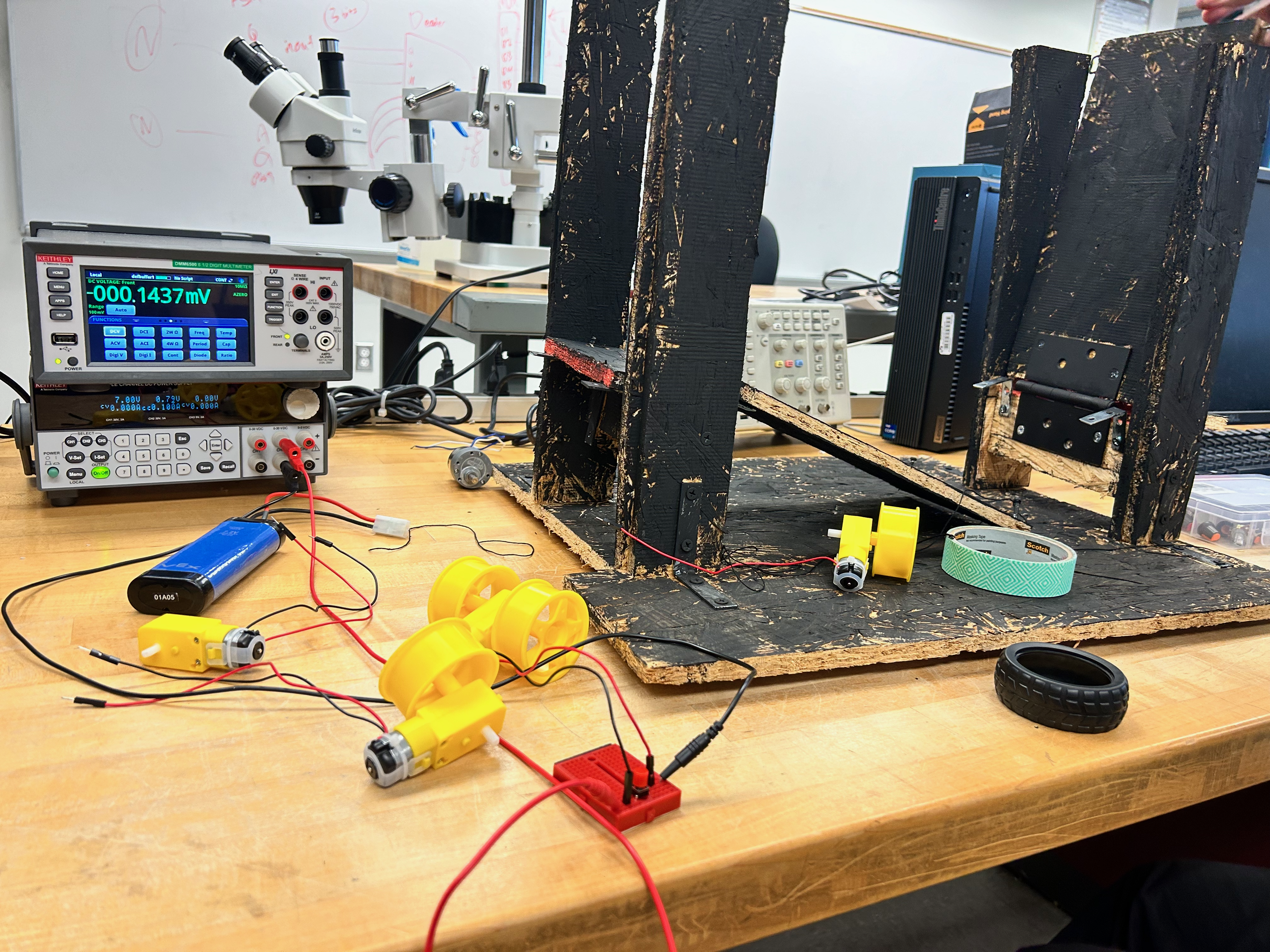 bridge with motor experiment